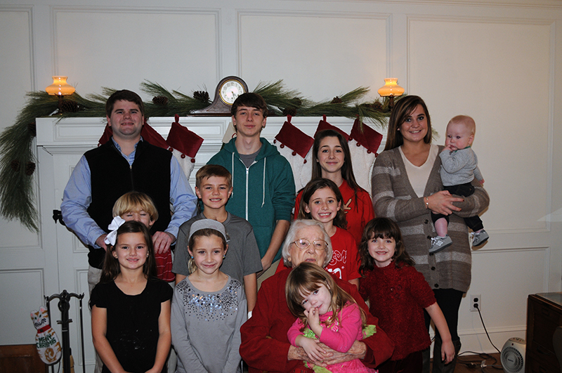 Valda Beavin and her family